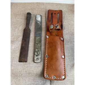 Vintage Farrier Tool Set – Nicholson USA Hoof Rasp w/ Leather Sheath